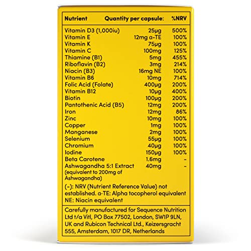 Vitl Female Multivitamin & Minerals Supplement - 30 Vegan Capsules - 21 Essential Active VITLBuy Supplements Australia