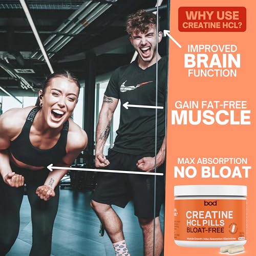 Creatine HCL Pills - Muscle Growth, Endurance, No Bloat, No Load, Not Flavored Goba TeaBuy Supplements Australia