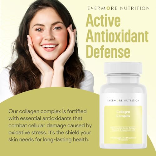 EVERMORE NUTRITION Grass Fed Collagen Complex with Hyaluronic Acid, Vitamin C and Active Peptides EVERMORE NUTRITIONBuy Supplements Australia