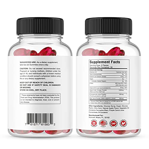 Nutrocell Simpli Health ACV Ketos Gummies Keto Apple Cider Vinegar 1050mg NutrocellBuy Supplements Australia