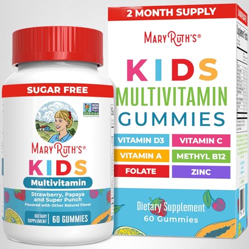 MARYRUTH'S Kids Vitamins | Multi | Sugar Free | 2 Month Supply | Kids Multivitamin Gummies for Ages 2+ | Vegan | Only 1 Gummy a Day | 60 Count MARYRUTH'S canada supplements