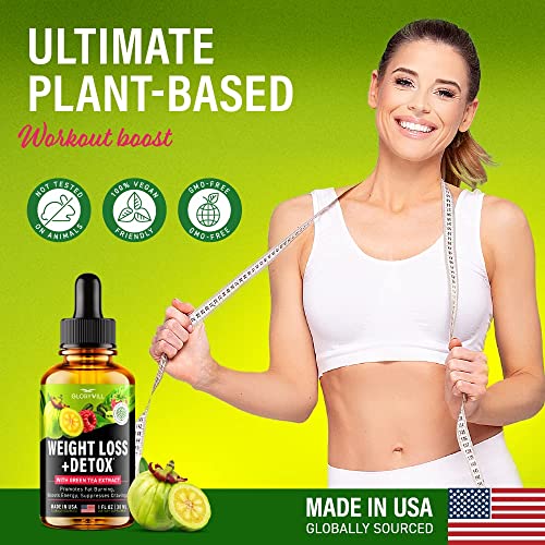 Weight Loss Drops Natural Detox Made in USA - Diet Drops for Fat Loss - Effective Appetite FQQFBuy Supplements Australia