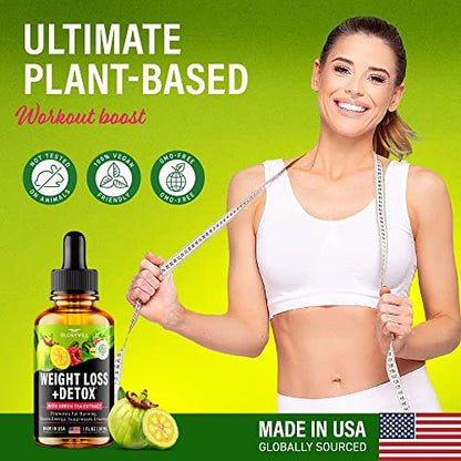 Weight Loss Drops Natural Detox Made in USA - Diet Drops for Fat Loss - Effective Appetite FQQFBuy Supplements Australia