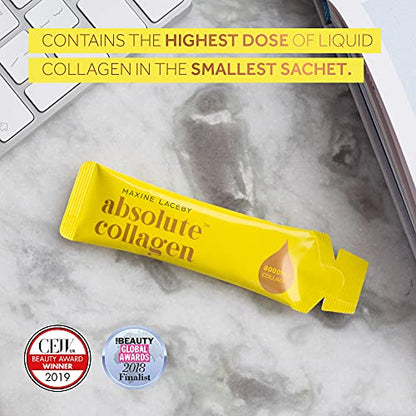 Absolute Collagen Marine Liquid Collagen Supplement for Women - 8000mg Collagen in Each Sachet Absolute CollagenBuy Supplements Australia