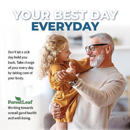 ForestLeaf - Vitamin D3 IU Weekly Supplement (Unflavored -10000-180 Count)