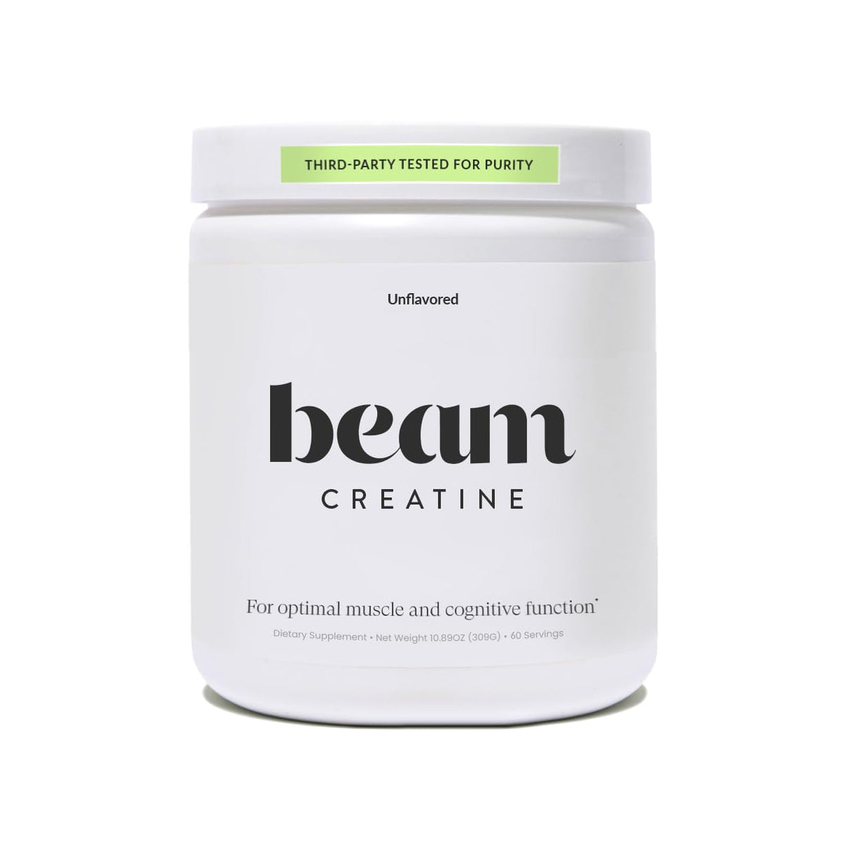 Beam Creatine Monohydrate Powder – 5g Micronized Creatine Monohydrate, Third Party Tested Creatine for Women & Men, Muscle Strength, Growth, Recovery & Cognitive Support, Unflavored, 60 Servings BeamBuy Supplements Australia