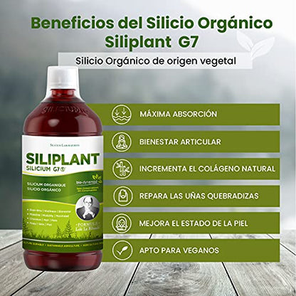 G7 Siliplant Improved Formula. Liquid Silica Supplement Collagen Booster, Strengthens Bones G7Buy Supplements Australia