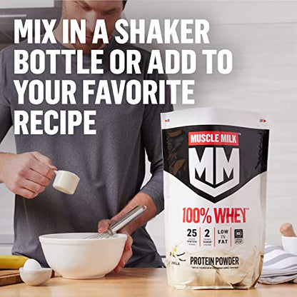 Muscle Milk 100% Whey Protein Powder, Chocolate, 5 Pound, 66 Servings, 25g Protein Muscle MilkBuy Supplements Australia