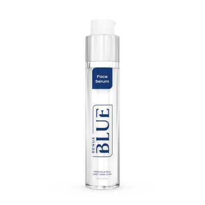 Renue Blue Methylene Blue Face Serum - Liposomal NAD+ Complex and Nutrients for Skin Rejuvenation, Deep Hydration, and Anti-Aging Support Renue By ScienceBuy Supplements Australia