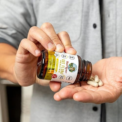 MaryRuth Organics Gut Flora Health+ Enzymes | Up to 2 Month Supply | Prebiotic Probiotic Digestive Enzymes Blend for Healthy Gut Biome & Digestive Support | Gastrointestinal Health | 60 Capsules MARYRUTH'SBuy Supplements Australia