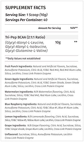 Metabolic Nutrition - TRIPEP - Tri-Peptide Branch Chain Amino Acid, BCAA Powder Metabolic NutritionBuy Supplements Australia