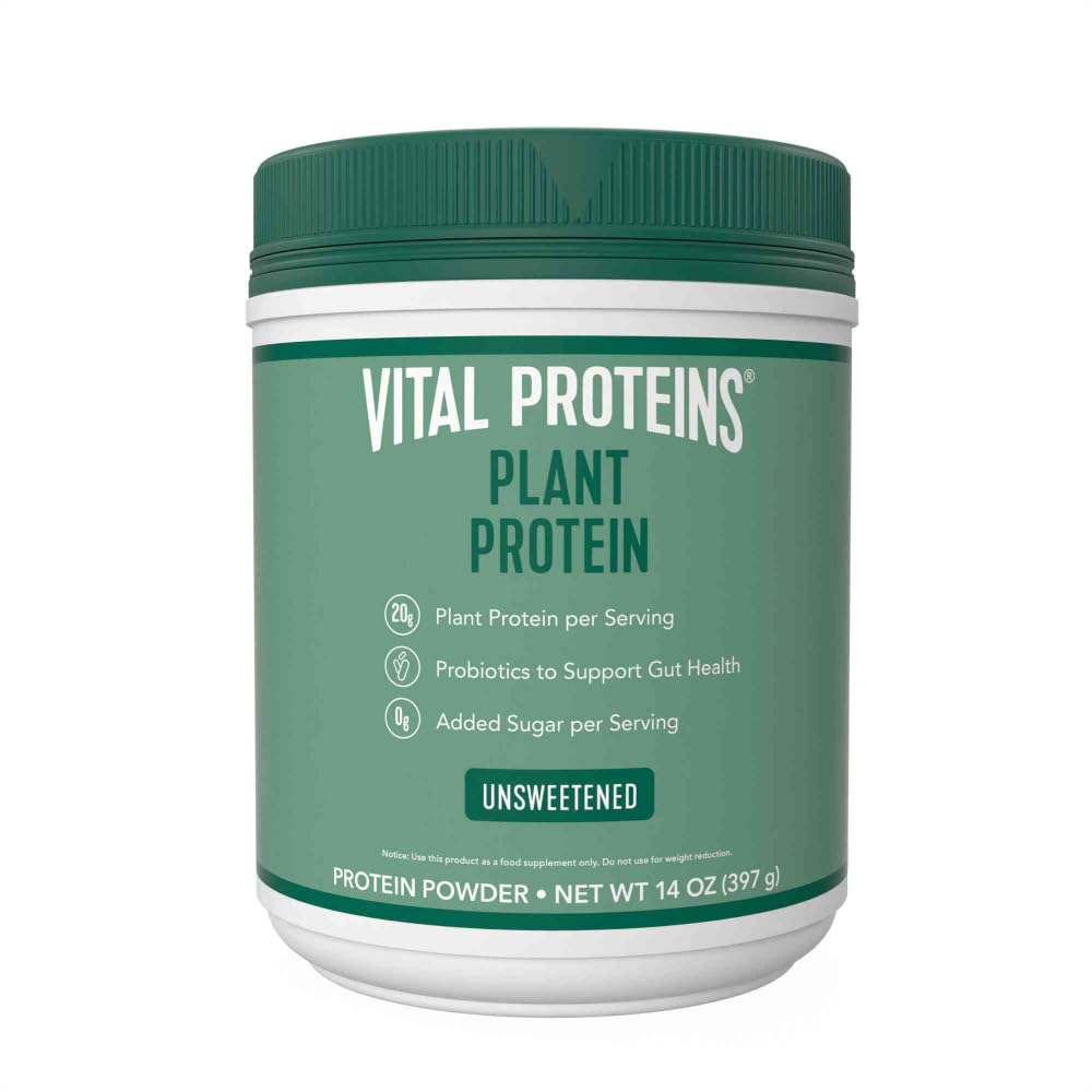 Vital Proteins Collagen Peptides Powder, 9.33 oz Unflavored + 14 oz Unsweetened Plant Vital ProteinsBuy Supplements Australia