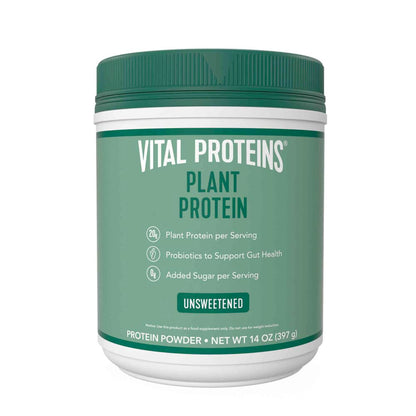 Vital Proteins Collagen Peptides Powder, 9.33 oz Unflavored + 14 oz Unsweetened Plant Vital ProteinsBuy Supplements Australia