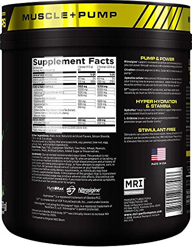 MRI NO2 Black Nitric Oxide Supplement for Pump, Muscle Growth, Vascularity & Energy MRIBuy Supplements Australia