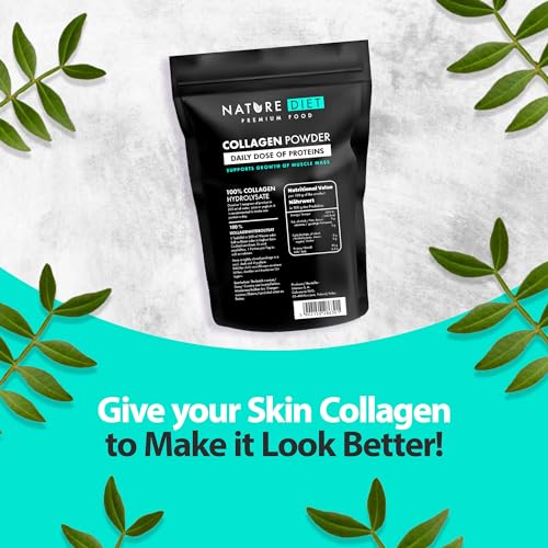 Nature Diet - Collagen Powder 600 g | Hydrolysate | Unflavored | Collagen Peptides | Source of Protein Nature DietBuy Supplements Australia