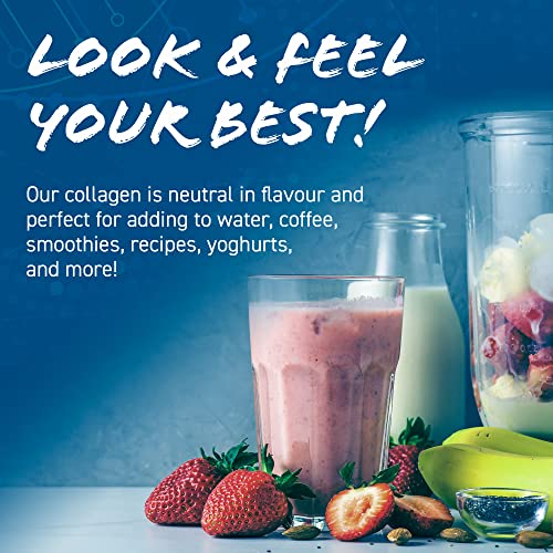 Applied Nutrition Collagen Peptides Powder - Hydrolysed Bovine Collagen Protein, Halal, Healthy Skin, Hair, Nails (Unflavoured) (300g - 15 Servings) Applied NutritionBuy Supplements Australia