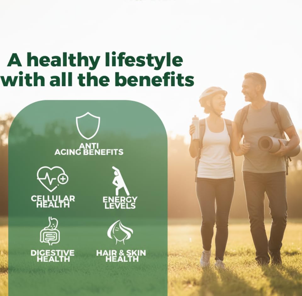 vitaxmin NAD Resveratrol Supplement 200mg with Berberine NAC Collagen - Nicotinamide Riboside NMN NADH CoQ10 Biotin Hyaluronic Acid - Hair Skin Nails Supplement - 60 Capsules vitaxminBuy Supplements Australia