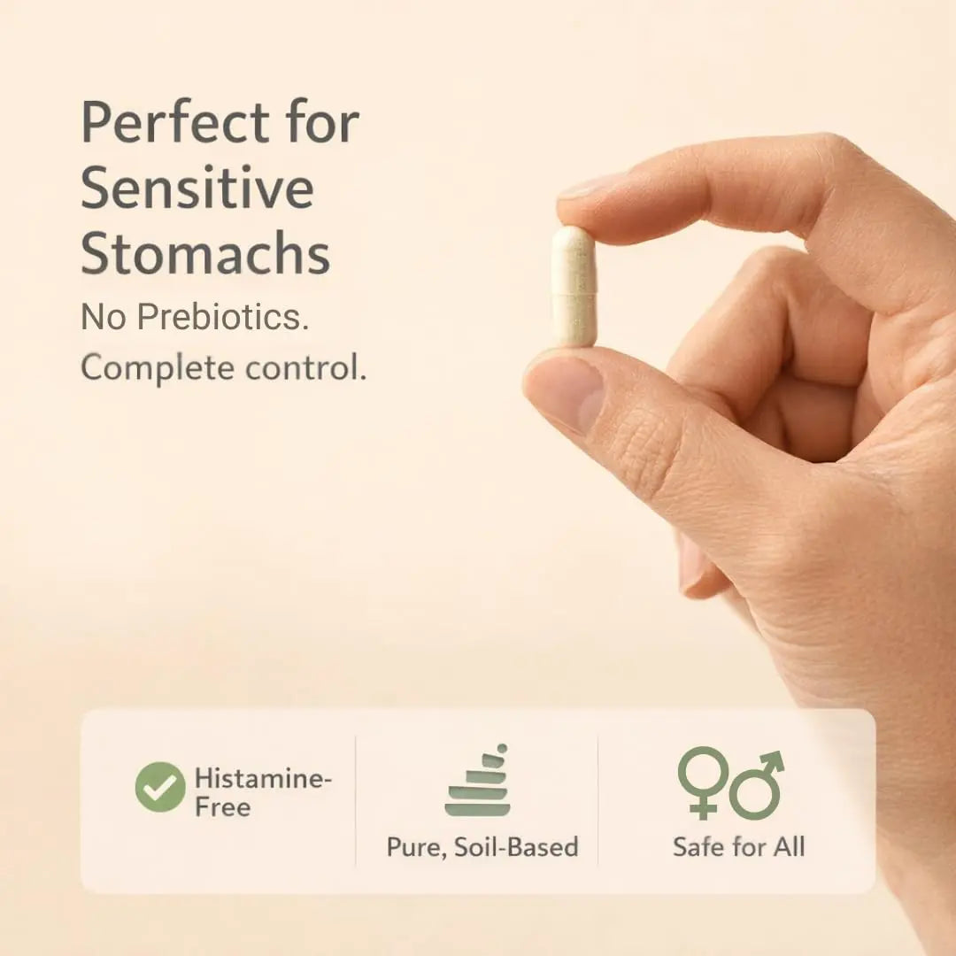 Lifted Naturals Spore Based Probiotic Probiotics - SBO Mood Boost - Spore/Soil-Based - Digestion & Natural Mood Support - Histamine-Free - 60 Day Supply, Non-GMO, Dairy-Free, Gluten-Free, Vegan Lifted Naturals buy supplements Au