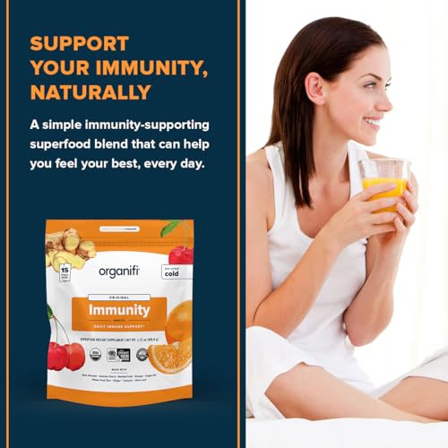 Organifi Immunity - Organic Superfood Immunity Support - 15 Single Serve Packets OrganifiBuy Supplements Australia
