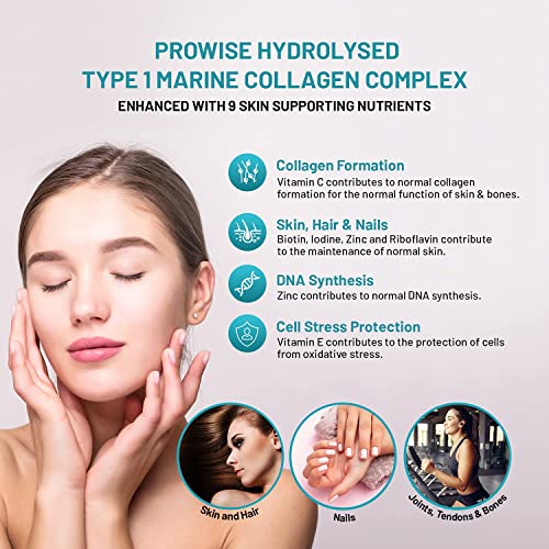 Marine Collagen with Hyaluronic Acid 1100mg | 90 Collagen Capsules High Strength for Women & Men PH PROWISE HealthcareBuy Supplements Australia