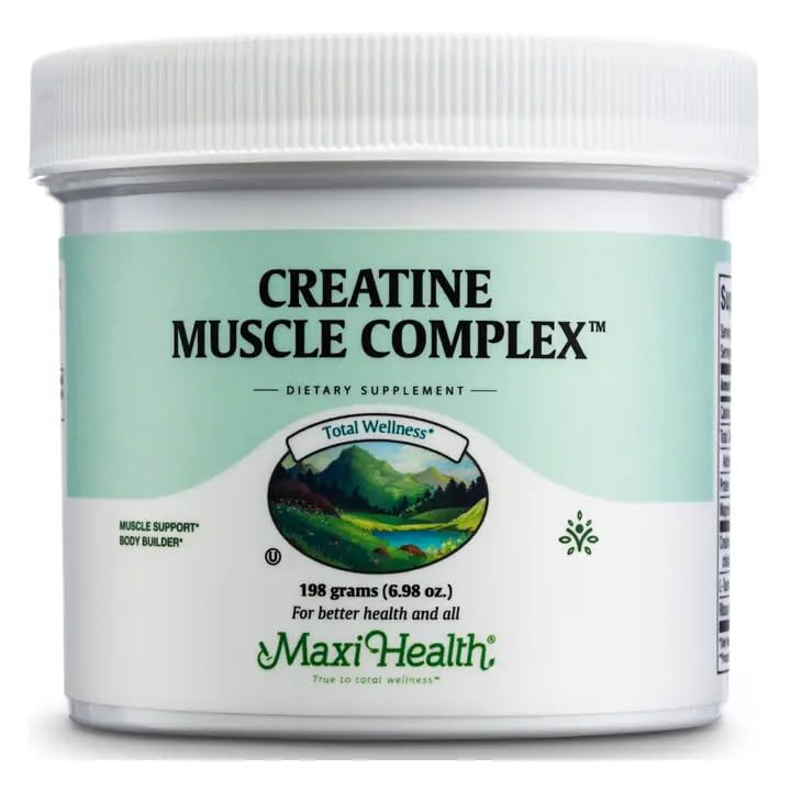 Maxi Health Creatine Monohydrate Powder – Pure Creatine Powder with L-Taurine & Ribose for Energy, Strength, & Muscle Gain – Vegan & Kosher – 30 Servings Maxi HealthBuy Supplements Australia