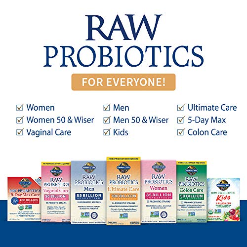 Garden of Life RAW Probiotics Colon Care Shelf Stable - 50 Billion CFU Guaranteed Garden of LifeBuy Supplements Australia