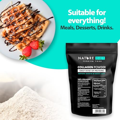 Nature Diet - Collagen Powder 600 g | Hydrolysate | Unflavored | Collagen Peptides | Source of Protein Nature DietBuy Supplements Australia