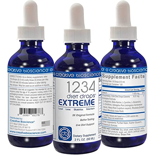 Creative Bioscience 1234 Diet Drops Extreme for Women & Men, Diet Drops for Weight Creative BioscienceBuy Supplements Australia