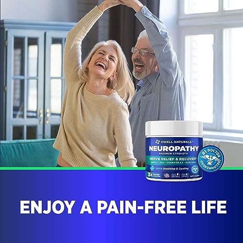 OWELL NATURALS Neuropathy Nerve Relief Cream - Maximum Strength Relief Cream for OWELL NATURALSBuy Supplements Australia