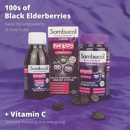 SAMBUCOL KIDS GUMMIES 30'S, 30 Count (Pack of 1) SambucolBuy Supplements Australia