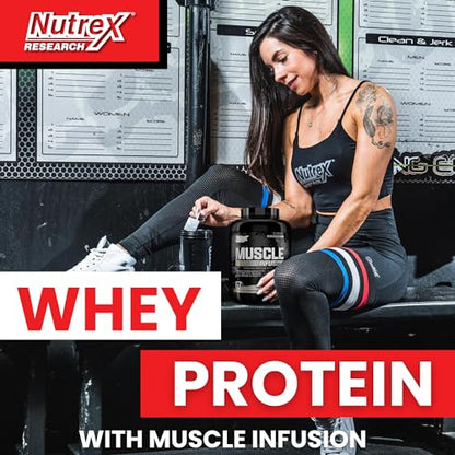 Nutrex Research Whey Protein Powder, Chocolate Muscle Infusion Whey Isolate w/EAA Nutrex ResearchBuy Supplements Australia