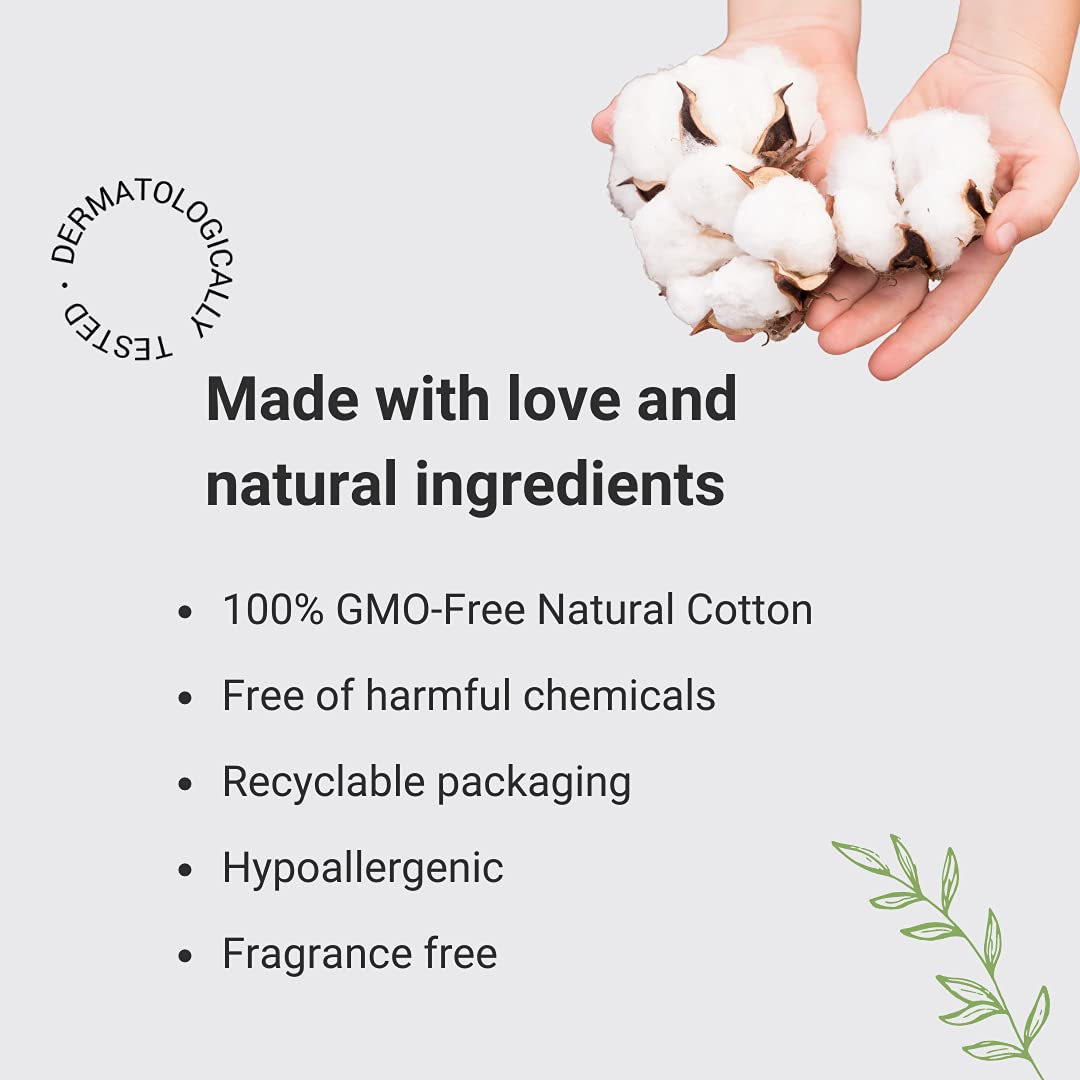 Veeda 100% Natural Cotton PH Balanced Hypoallergenic Feminine Wet Wipes, Safe Cleansing Cloths VeedaBuy Supplements Australia