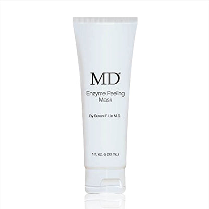 MD Enzyme Peeling Mask for Sensitive Skin - Gentle Exfoliating Gel with Papaya & Pineapple Enzymes - Professional Brightening Peel-Off Mask for Clear Pores and Smooth Texture - 30mL MD buy supplements Au