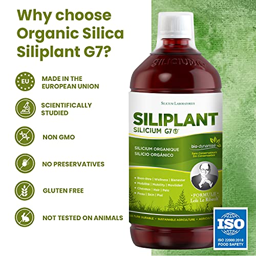 G7 Siliplant Improved Formula. Liquid Silica Supplement Collagen Booster, Strengthens Bones G7Buy Supplements Australia