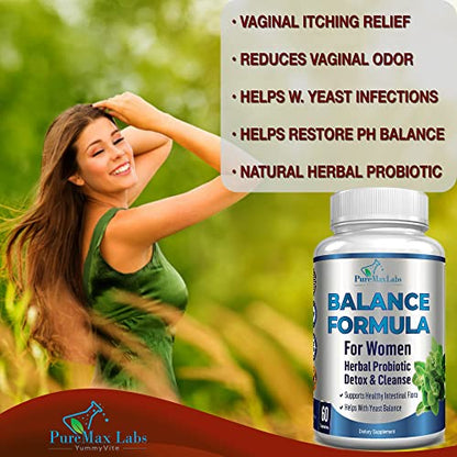 YUMMYVITE Balance Complex for Women - for Vaginal Health, Herbal Detox & Cleanse YUMMYVITEBuy Supplements Australia