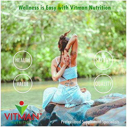 Marine Collagen Capsules - 600mg High Strength Hair, Skin and Joint Supplement VitMan NutritionBuy Supplements Australia
