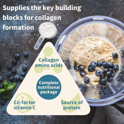 Vegan Collagen Powder, Plant-Based Peptide Protein Supplement with Glycine, 21 Amino Acids & Vitamin C, Complete Collagen Igennus Healthcare NutritionBuy Supplements Australia