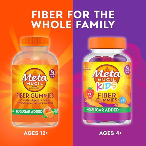 Metamucil Fiber Supplement Gummies, Sugar Free Orange Flavor, 5g Prebiotic Plant Based MetamucilBuy Supplements Australia