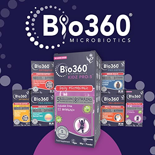 Natures Aid Bio360 Kidz Pro-5 (5 Billion Bacteria) from Natures Aid, Children's Microbiotic natures aidBuy Supplements Australia