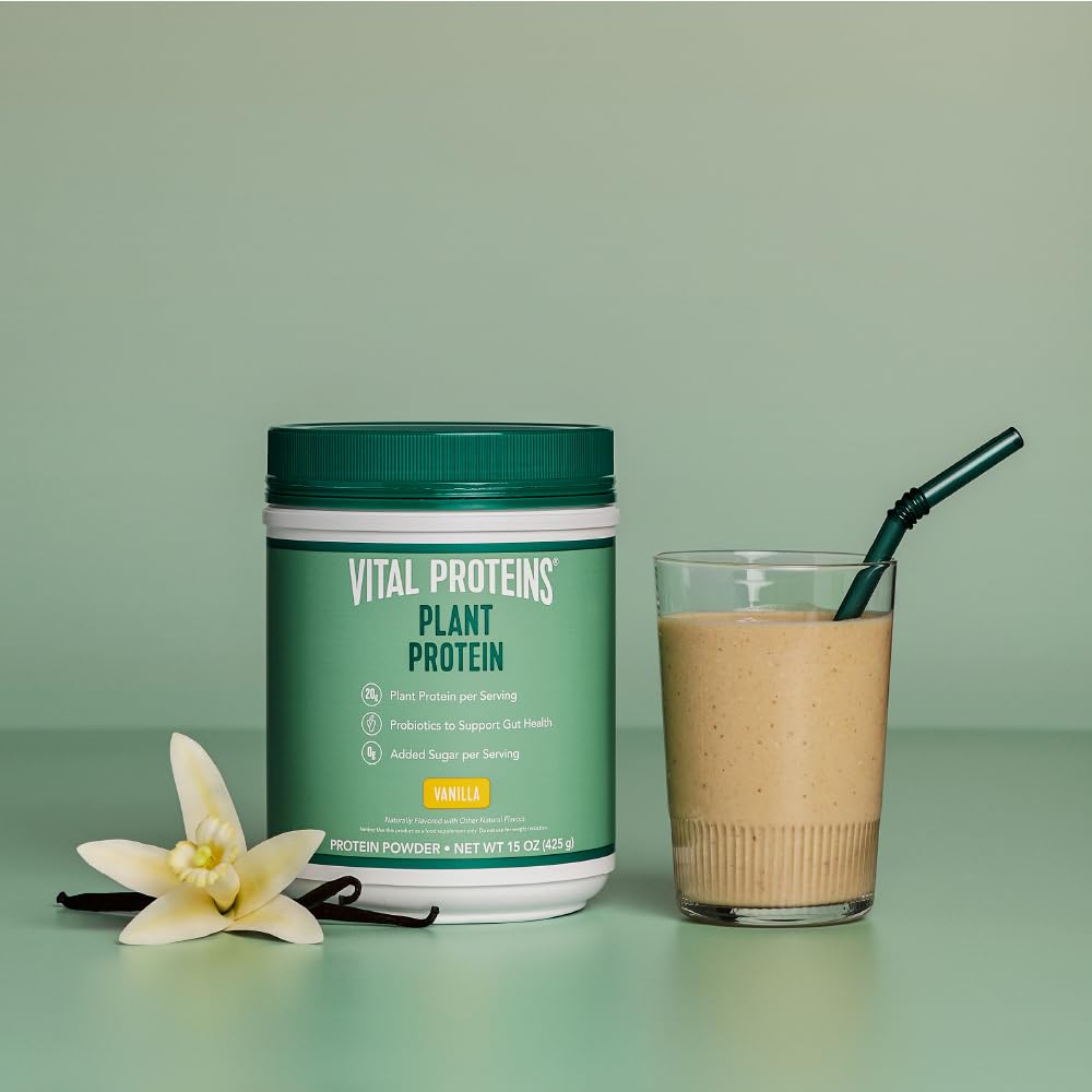 Vital Proteins Collagen Peptides Powder, 9.33 oz Unflavored + 15 oz Vanilla Plant Protein Vital ProteinsBuy Supplements Australia