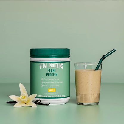 Vital Proteins Collagen Peptides Powder, 9.33 oz Unflavored + 15 oz Vanilla Plant Protein Vital ProteinsBuy Supplements Australia