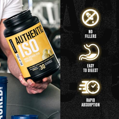 Jacked Factory Authentic ISO Grass Fed Whey Protein Isolate Powder - Low Carb Jacked FactoryBuy Supplements Australia