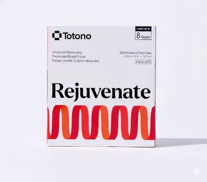 Totono Infrared Therapy Patches – 24 Far‑Infrared Bioceramic Patches (24 Pack) – Drug-Free, Portable, Essential Oil‑Infused for Muscles & Joints TotonoBuy Supplements Australia