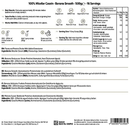 Protein Works 100% Micellar Casein Protein Powder | Slow Release Protein Shake | Amino Acids Protein WorksBuy Supplements Australia