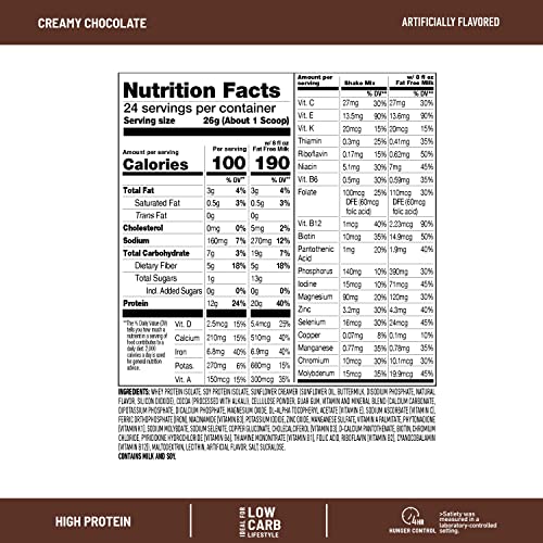 SlimFast High Protein Meal Replacement Shake Powder, 12 Servings (Pack of 2) , Advanced SlimFastBuy Supplements Australia