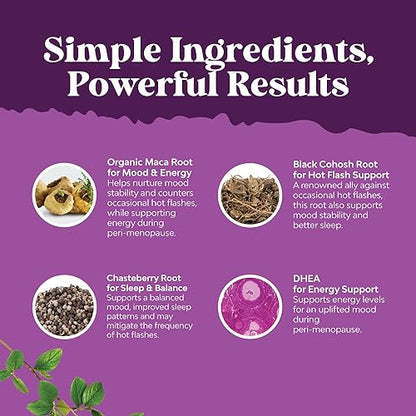 Complete Perimenopause Supplement for Women - Multibenefit Menopause Relief Natures CraftBuy Supplements Australia