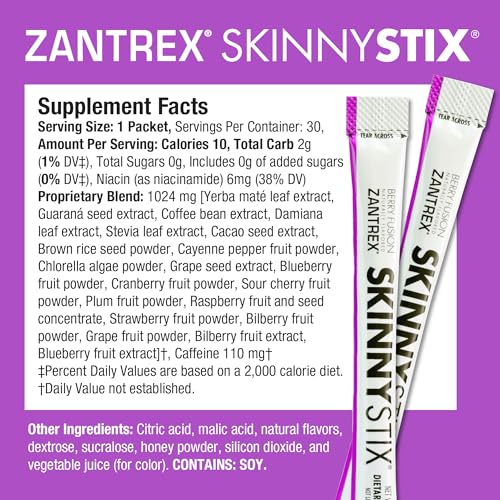 Zantrex SkinnyStix Energy Powder – Increase Energy, Heighten Focus, Boost Mood ZantrexBuy Supplements Australia