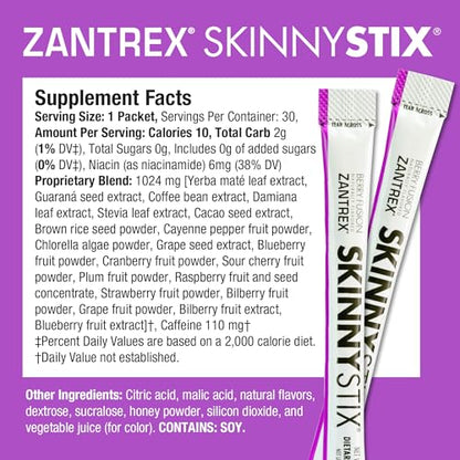 Zantrex SkinnyStix Energy Powder – Increase Energy, Heighten Focus, Boost Mood ZantrexBuy Supplements Australia