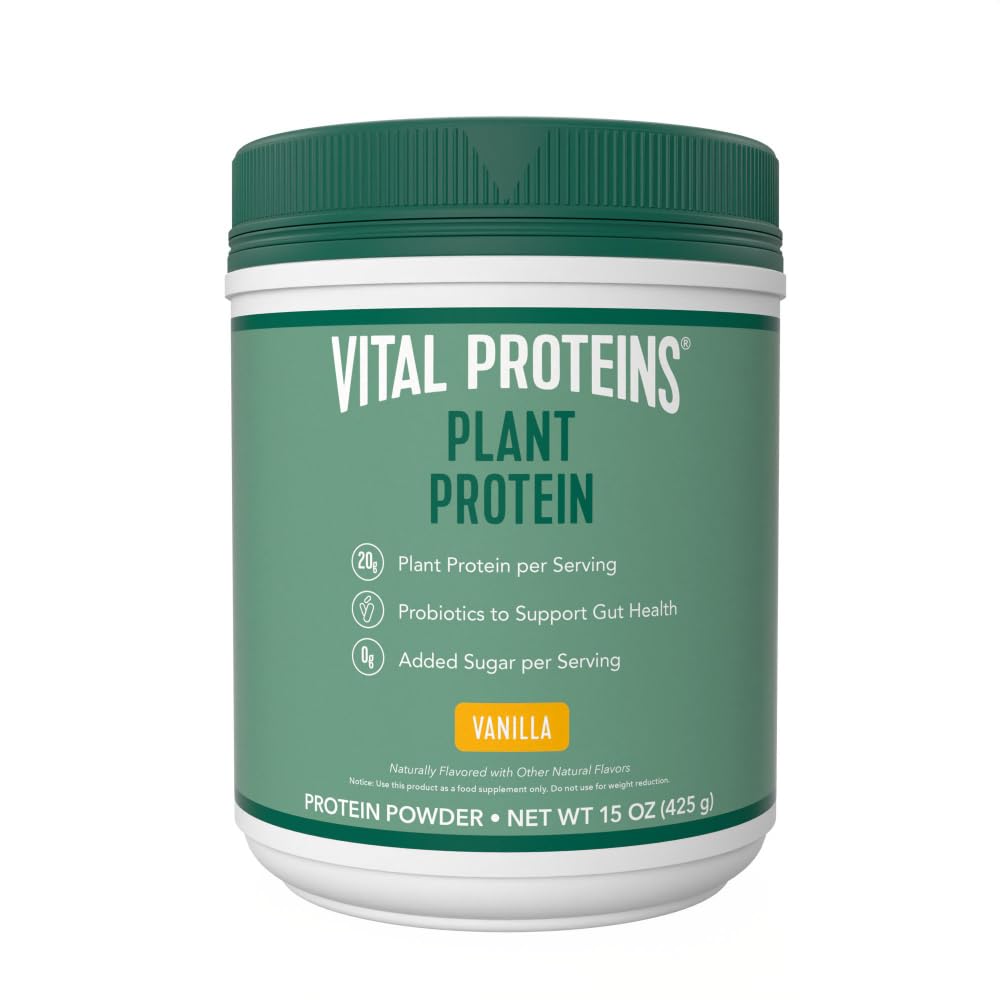 Vital Proteins Collagen Peptides Powder, 9.33 oz Unflavored + 15 oz Vanilla Plant Protein Vital ProteinsBuy Supplements Australia
