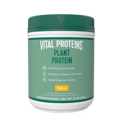 Vital Proteins Collagen Peptides Powder, 9.33 oz Unflavored + 15 oz Vanilla Plant Protein Vital ProteinsBuy Supplements Australia